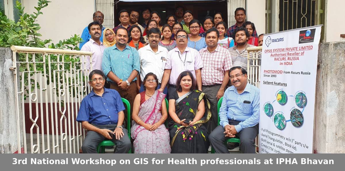 3rd National Workshop on GIS for Health professionals at IPHA Bhavan