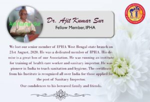 Dr. Ajit Kumar Sur Condolence