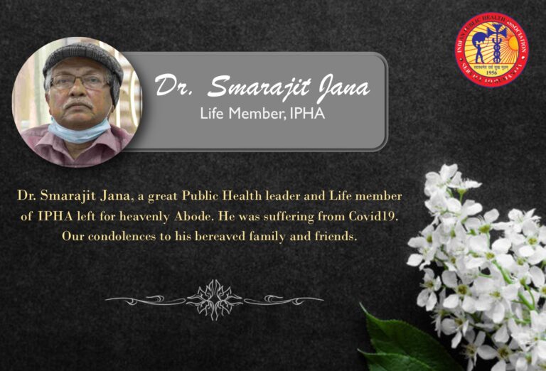 Dr. Smarajit Jana Condolence